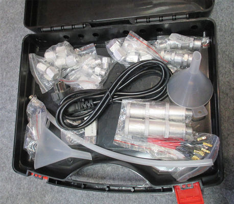 वाहन के लिए अल्ट्रासोनिक ऑटो ईंधन इंजेक्टर परीक्षक और क्लीनर 6 नोजल
